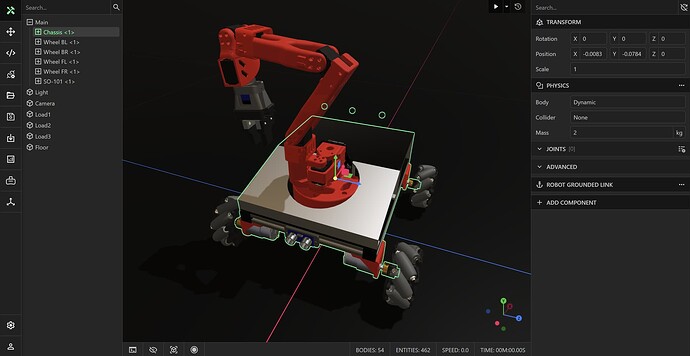 Robot Grounded Link Component